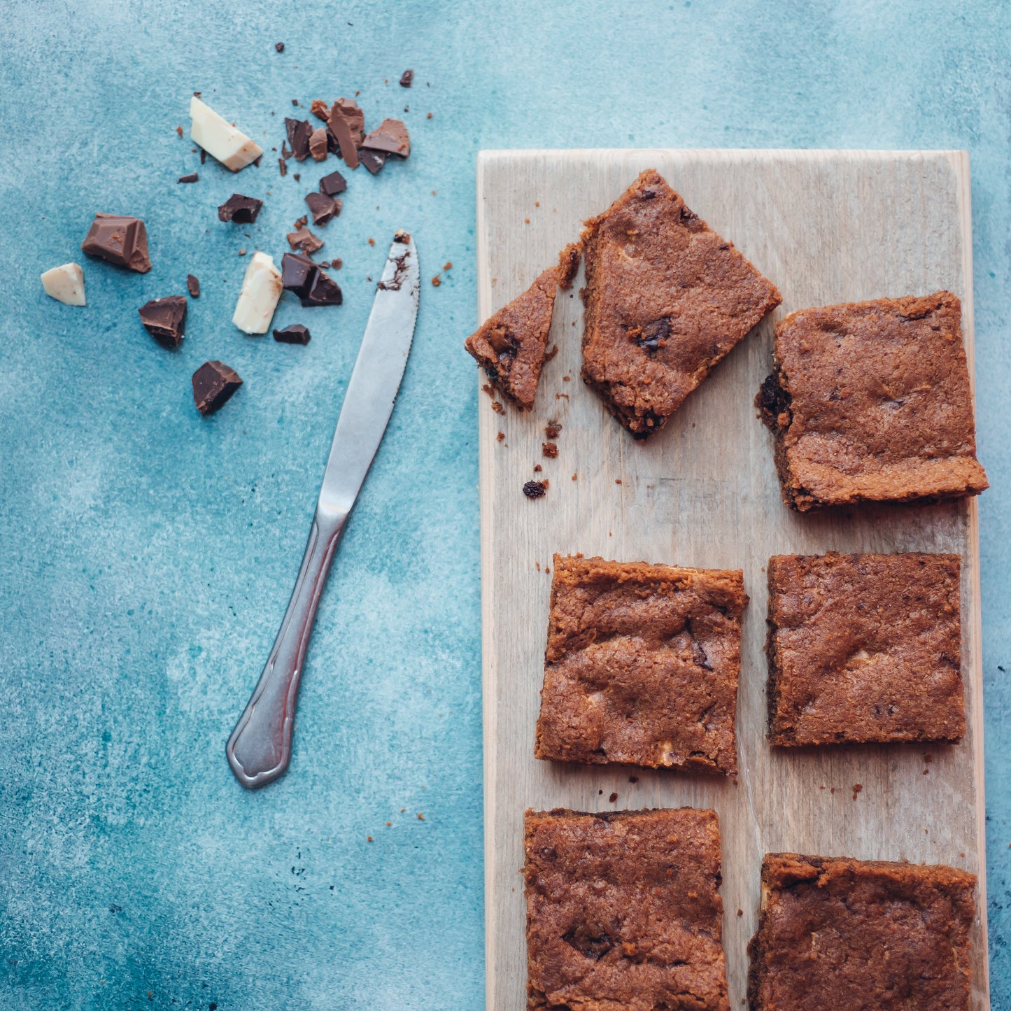 Triple Chocolate Squares